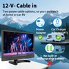 Jexiop 14 Inch LED HD TV,Portable Small Television with HDMI