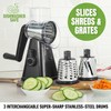 Rotary Cheese Grater with Handle, Cheese Grater Hand Crank, Fast