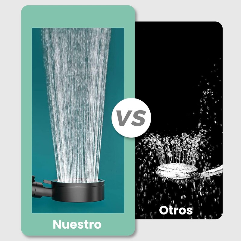 Cabezal de Ducha de Mano, Regadera para Ba?o Manguera de