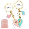 OEHEDOU 2pcs Best Friends Keychain Gifts For Best Friends Matching