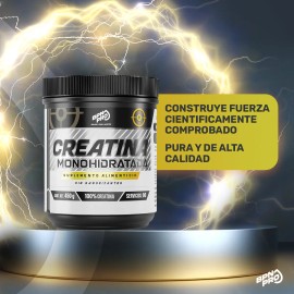 Creatina Monohidratada Micronizada Alta Pureza BPN PRO | Máxima Absorción para Volumen, Fuerza y Recuperación Muscular | Sin Sabor, 450 g | Suplemento Deportivo de Alto Rendimiento – 90 Tomas