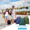 PATIKIL Waterproof Cloth Laundry Bag, 2 Pack 13"x10" Heavy Duty