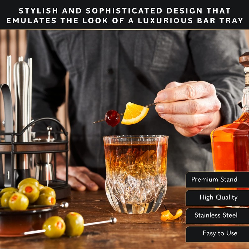 Home Hero Bartender Kit - 22-Piece Cocktail Shaker & Bar