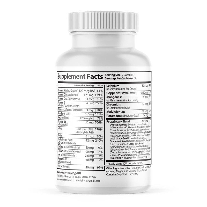 Neuronol Nuclarity Brain Support Formula for Cognitive Health Supplement -