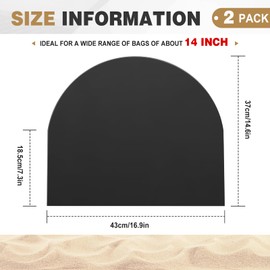 Leriton 2 Pack Sandbag Chute for Flood One Man Sandbag Filling Tool to Fill Sand or Gravel Lightweight Sand Bag Filler Heavy Duty for Flood Defense Emergency, Easy to Handle, Black