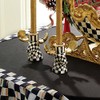 MacKenzie-Childs Courtly Check Moose Candlesticks