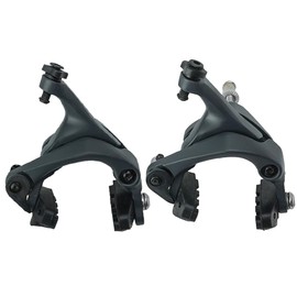 TEMLHMY 47-57mm Front & Rear C Caliper Brake,Road Bike Brake Calipers for Fixed Gear Bikes Road Bikes Bike Accessories-Black