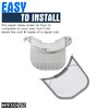Dryer Lint Filter & Housing Guide Cover Replacement For LG