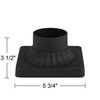 John Timberland Matte Black Finish Post Mount Adaptor