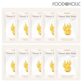 (10 Sheets) Food A Holic Nature Skin Collagen Mask Pack / (10매)푸드어홀릭 네이처스킨 콜라겐 마스크팩