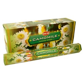 1 X Camomile - Box of Six 20 Stick Tubes, 120 Sticks Total - HEM Incense by HEM 120 sticks