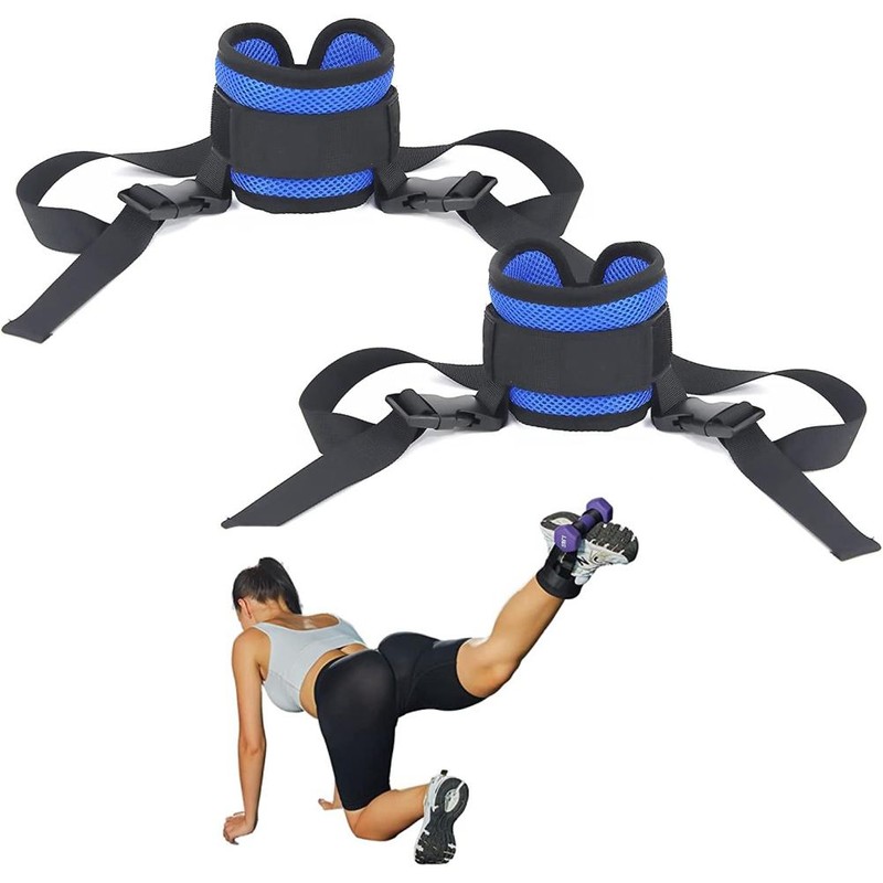 1 Pair (2Pcs) Ankle Straps for Cable Machines Adjustable Ankle