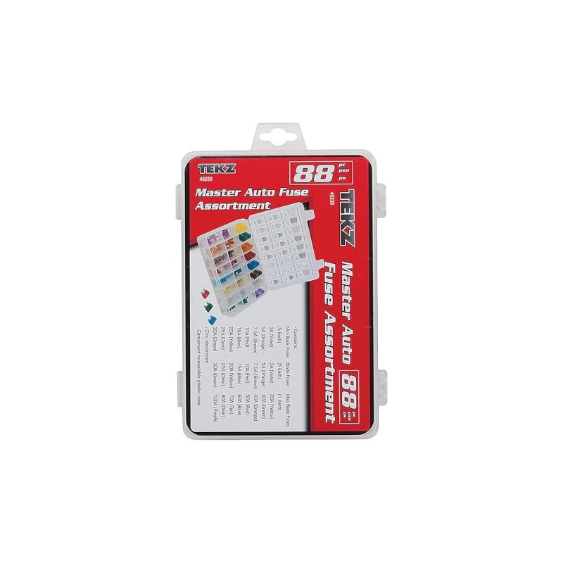 Titan Tools 45230 Master Auto Fuse Assortment - 88 Piece,One