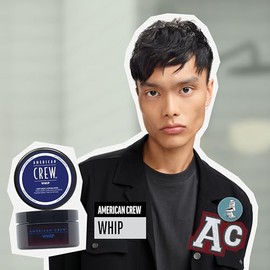 AMERICAN CREW Crema Para El Peinado De Látigo Para Hombres, Como Gel Para El Cabello Con Fijación Ligera Y Brillo Natural, 3 Oz (Paquete De 1) Todos
