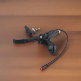E-Bike Waterproof Brake Lever, Brake Grips for GT03 Poweroff Oil Ebike Handle or E Scooter, Ebike Accessories Cut Off Power When Brakes Ebike Parts(Left)