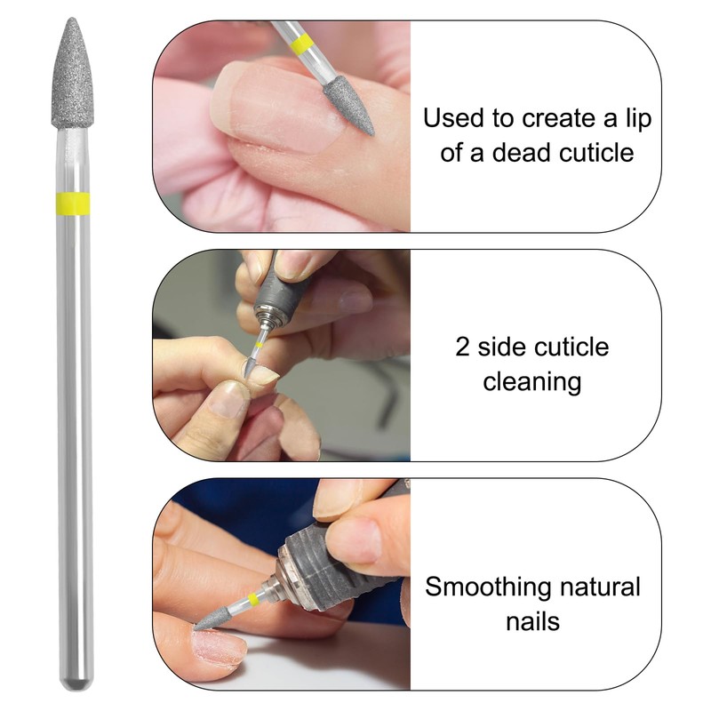 Vnjaoi Nail Drill Bit Russian Manicure Drill Bits Natural Nail