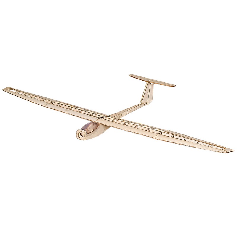 F1501 Balsa Airplane Glider 1550mm Wingspan Easy to Control Wood