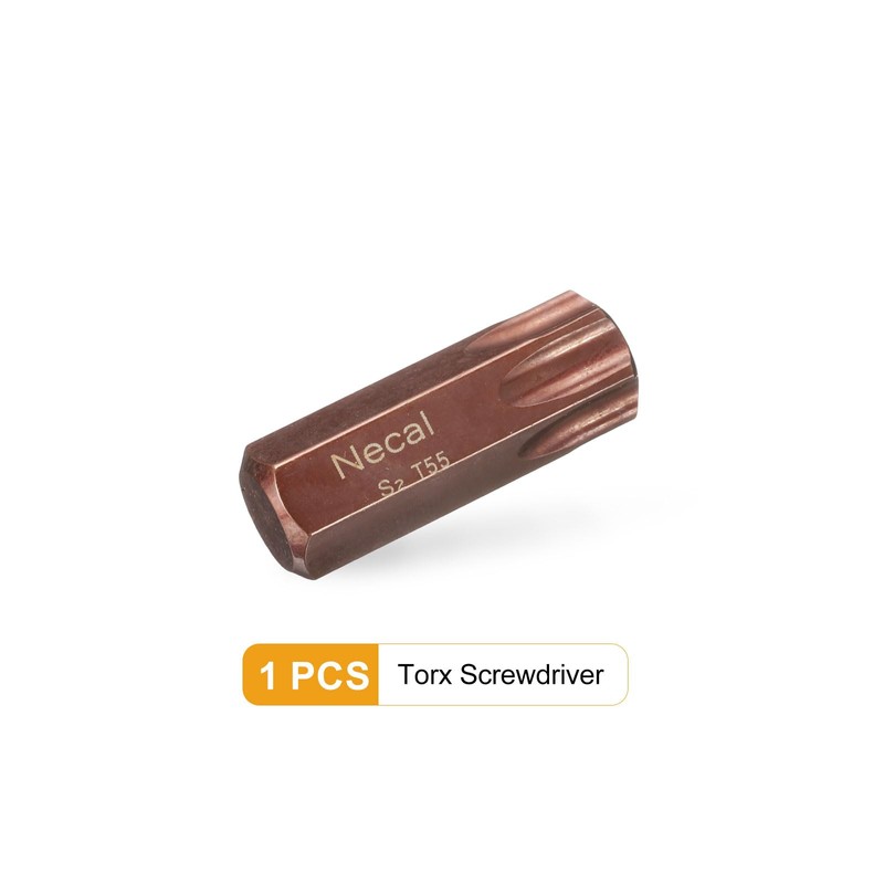 sourcing map T55 Torx Screwdriver Bit 10mm Hex Shank 30mm