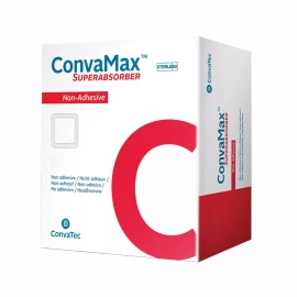 CONVATEC ConvaMax Superabsorber Adhesive Wound Dressing 4" x 4" BX of 10
