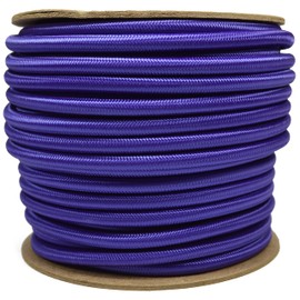 BORED? PARACORD! Acid Purple 1/4 inch Shock Cord - 100 Feet Marine Grade Shock Bungee Cord