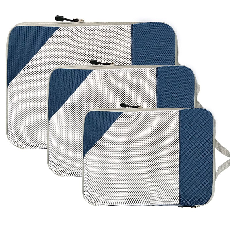 ehsbuy 4-Piece Packing Cubes Compression Packing Bags for Suitcases 3