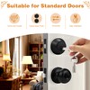 Probrico Entry Door Knob Lock Set and Double Cylinder Deadbolt