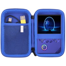 WAIYUCN Hard Carrying Case Compatible with RG40XX V Handheld Retro Game Consoles Case (blue)