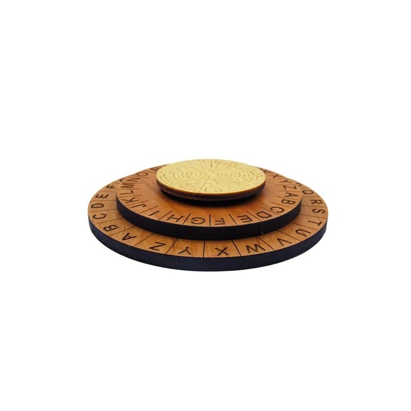Labyrinth Cipher Wheel - Premium Escape Room Decoder Ring and