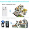 Wireless Door Sensor Alarm, Vibration Warning Burglar Alarm Anti Lost