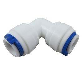 TmallTech 3/8"x3/8" Tube Push Fit Union Elbow Quick Connect RO Water Reverse Osmosis (Pack of 3)