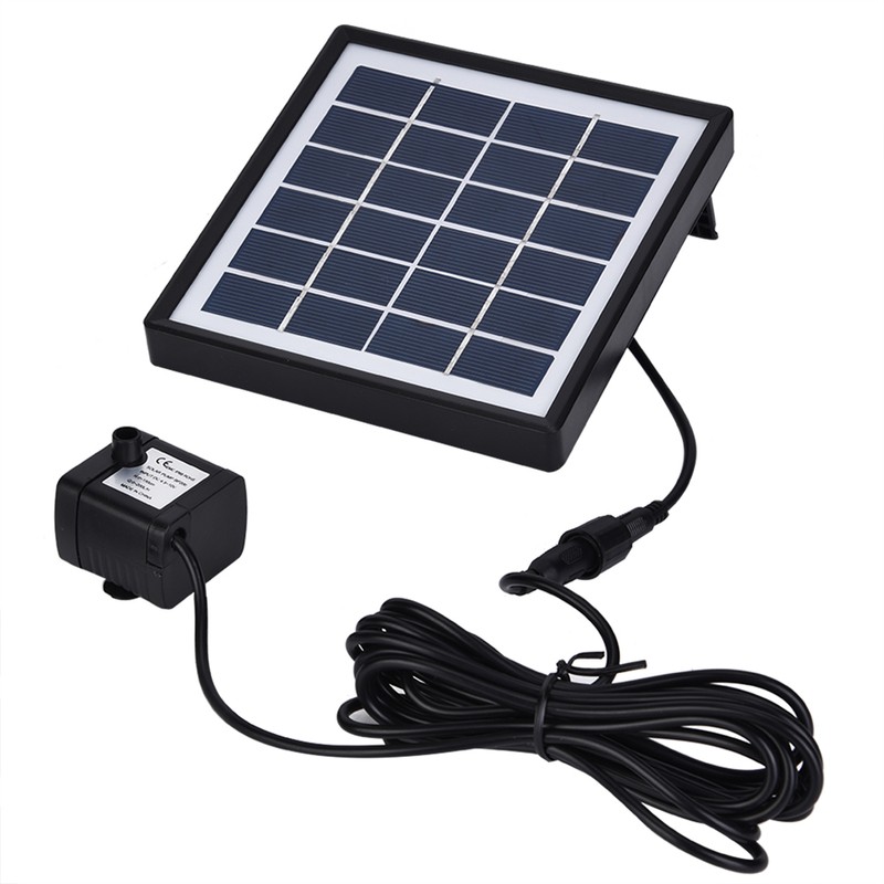1.5W miniature Brush Less Aquarium Fountain Pond Solar Submersible Water