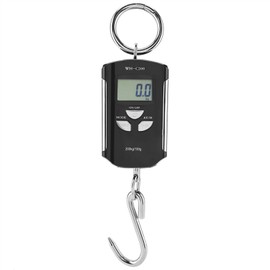 Portable Electronic Hanging Scale Digital LCD Backlit Display Kg/lb/JIN 200KG W/Hook