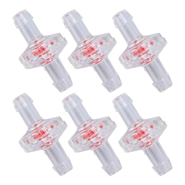 10Pcs One Way Check Valve PP Plastic Transparent Check Valve