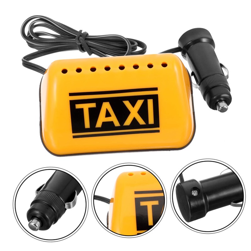 CAXUSD Taxi Roof Light Car Led Illuminated Sign Taxi Topper