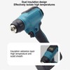 Rechargeable Cordless Heat Gun Handheld Digital Display Fast Heating Temperature