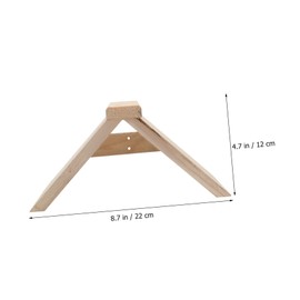 GRIRIW 2pcs Natural Wood Pigeon Perch Rest Stand Pet Bird Dove Pigeon Supplies