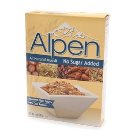 Alpen All Natural Muesli, No Sugar Added 14 oz(Pack of 1)