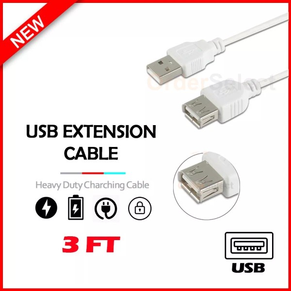 Universal, For ASUS USB 3' FAST Extension Cable Cord M-F