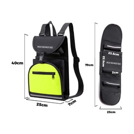 HG HGONG Skateboard Rucksack Skateboard Backpack Skateboard Bag Nylon Bag Skateboard Cover Skateboard Storage Bag Carrying Case Large Capacity Multi-functional Backpack Backpack Shoulder Protective