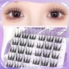 justcoco False Eyelashes, Partial False Eyelashes, Natural, Partial False Eyelashes,