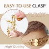 Kryzalite® Three Rows Layering Necklace Clasp, Magnetic Attraction for 18K