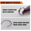 Fishing Lure Spinner Bait, 12pcs Spoon Lures Hard Metal Fishing