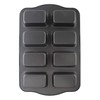 Twscvc Mini Loaf Pan, 8-Cavity Non-Stick Muffin Pan,Carbon Steel Brownie