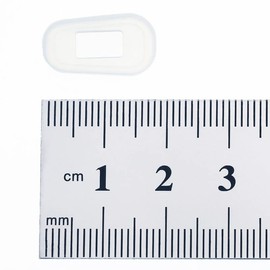 10 Pares Almohadillas Nasales de Silicona Suave Blanca Cubiertas Almohadillas de Nariz Antideslizantes para Gafas Cojín de Nariz