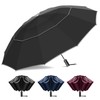 Satol 54 Inch Inverted Golf Umbrella for Rain Automatic Windproof