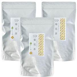 Honjien Tea Health Tea Chrysanthemum Flower Tea Bags 0.1 oz (3 g) x 15 P x 3 Bags Set