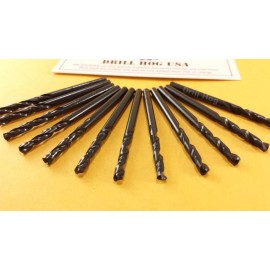 Drill Hog 9/64 Stubby Bit Machine Screw Stub Length Drill Hog USA Lifetime Warranty 12 Pcs
