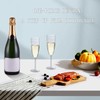 Homvle Plastic Champagne Flutes 96 Pack, Disposable Plastic Champagne Glasses