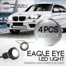 Eagle Eye 18mm 5730SMD High Power Fog Light DRL Backup Signal Bulbs - White (4 Pieces)