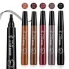 Four Claw Liquid Eye Brow Pen, 1 CountWaterproof Long-lasting Eyebrow